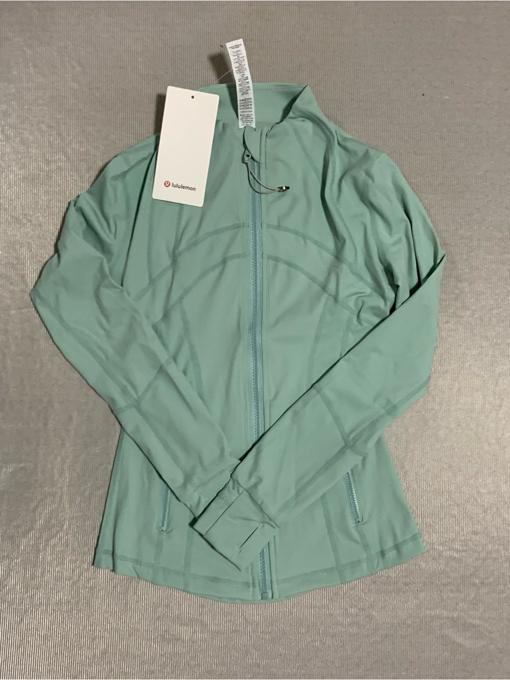 lululemon athletica Seafoam Mint Full-Zip Athletic Jacket - Picture 5 of 6